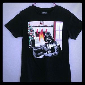 Star Wars Darth Vader Graphic T Shirt Adult Size S